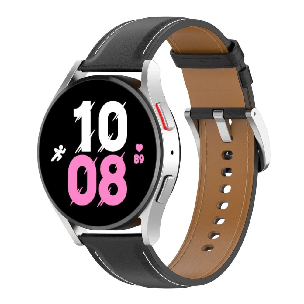 Ceas de mână Bizon Strap Casual Samsung Galaxy Watch FE/7/6/6 Classic/5/5Pro/4/4 Classic negru