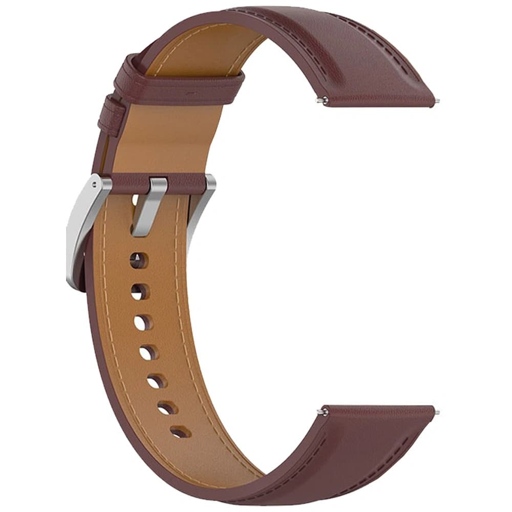 Pasek Bizon Strap Watch Casual do Samsung Galaxy Watch FE/7/6/6 Classic/5/5Pro/4/4 Classic tmavě hnědý - 4