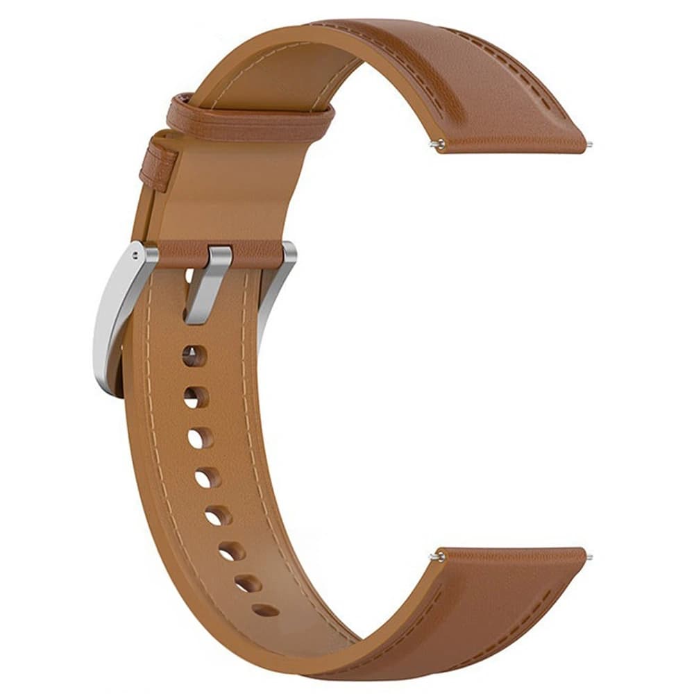 Pasek Bizon Strap Watch Casual do Samsung Galaxy Watch FE/7/6/6 Classic/5/5Pro/4/4 Classic světle hnědý - 5