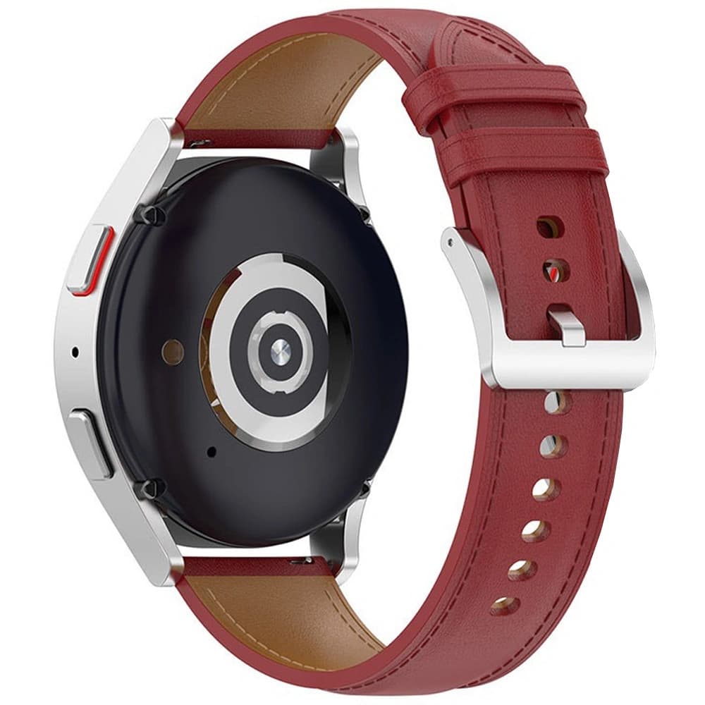 Bizon Strap Uhr Casual Samsung Galaxy Watch FE/7/6/6 Classic/5/5Pro/4/4 Classic rot - 3