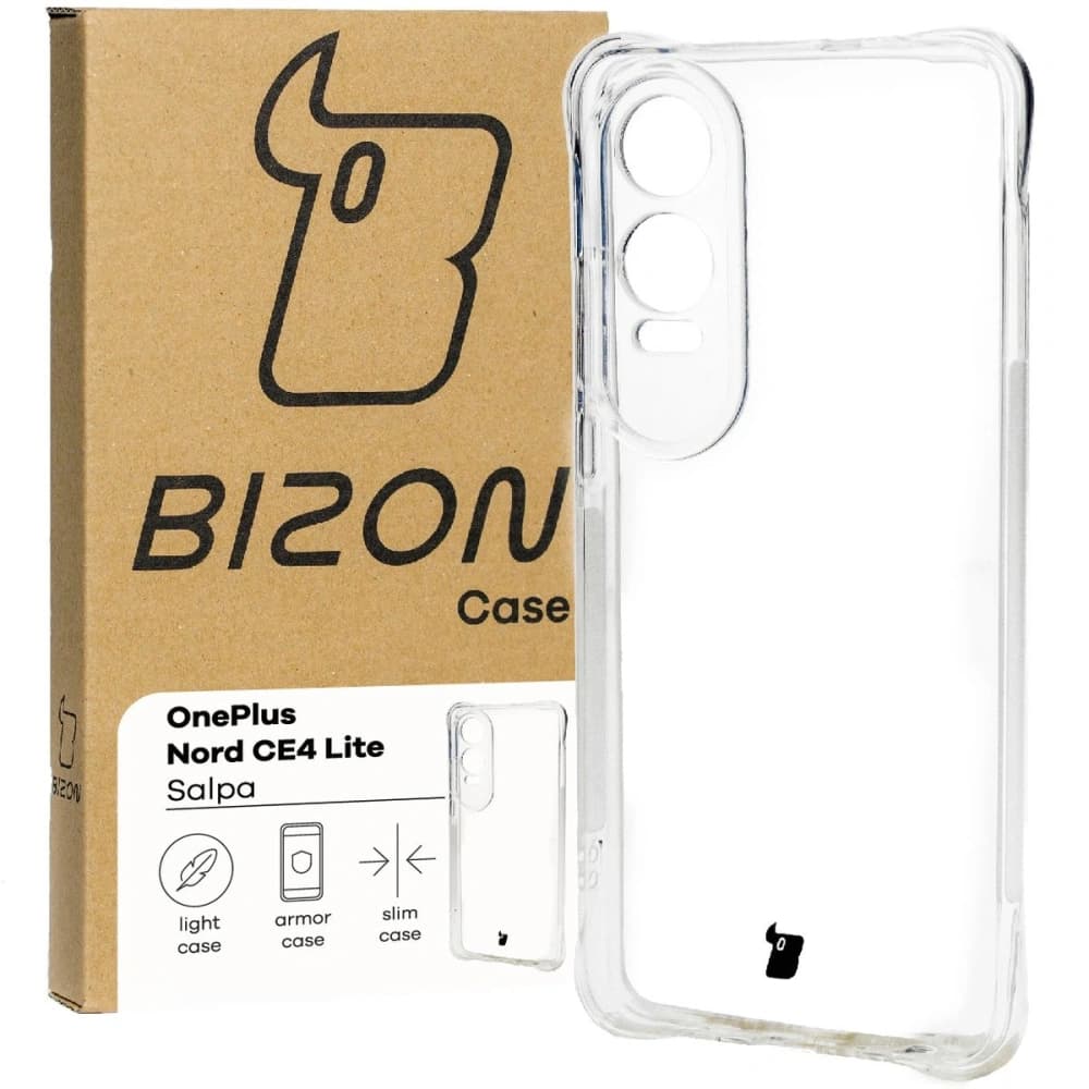 Bizon Case Salpa OnePlus Nord CE4 Lite 5G clear