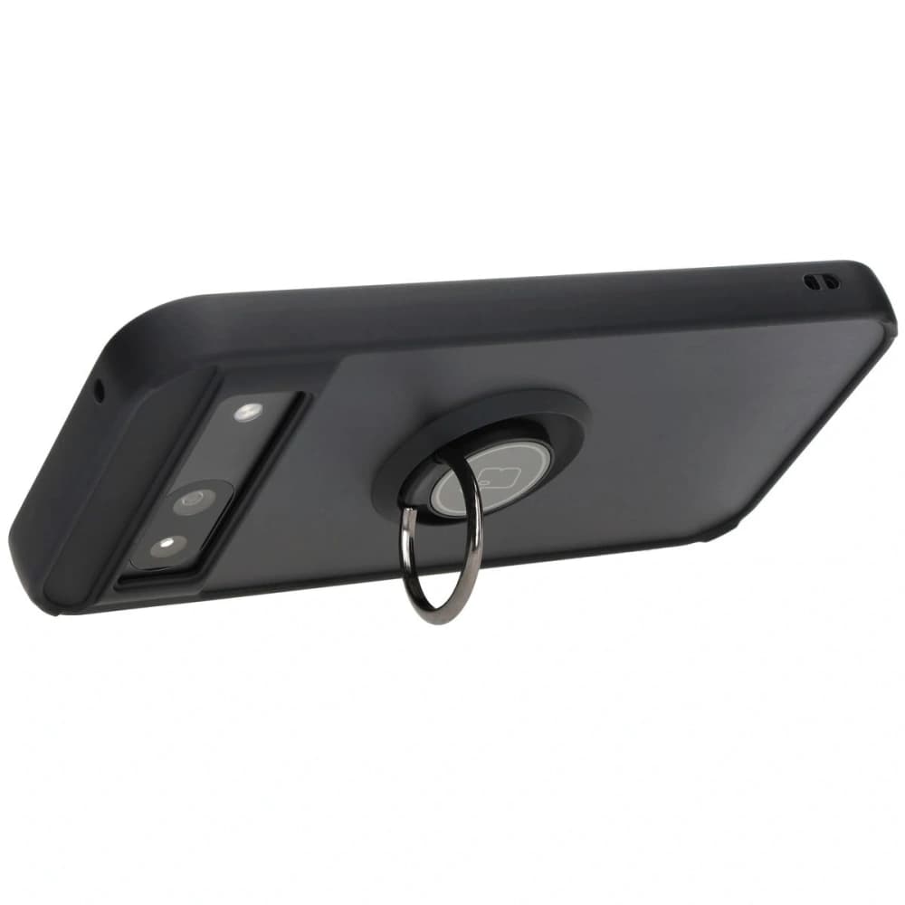Bizon Case Hybrid Ring Google Pixel 8a füstös fekete kerettel - 5