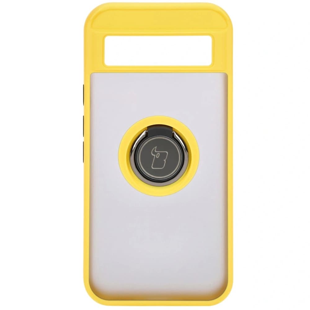 Bizon Case Hybrid Ring Google Pixel 8a füstös sárga kerettel - 2