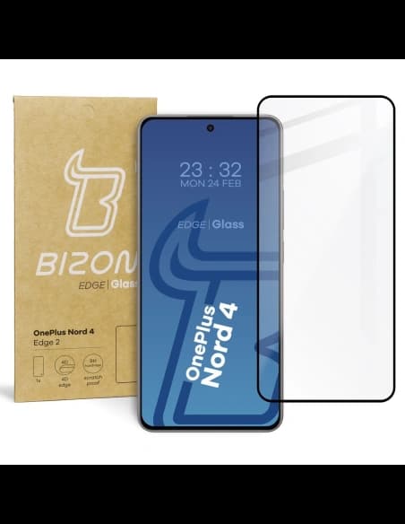 Bizon Glass Edge 2 OnePlus Nord 4 schwarz