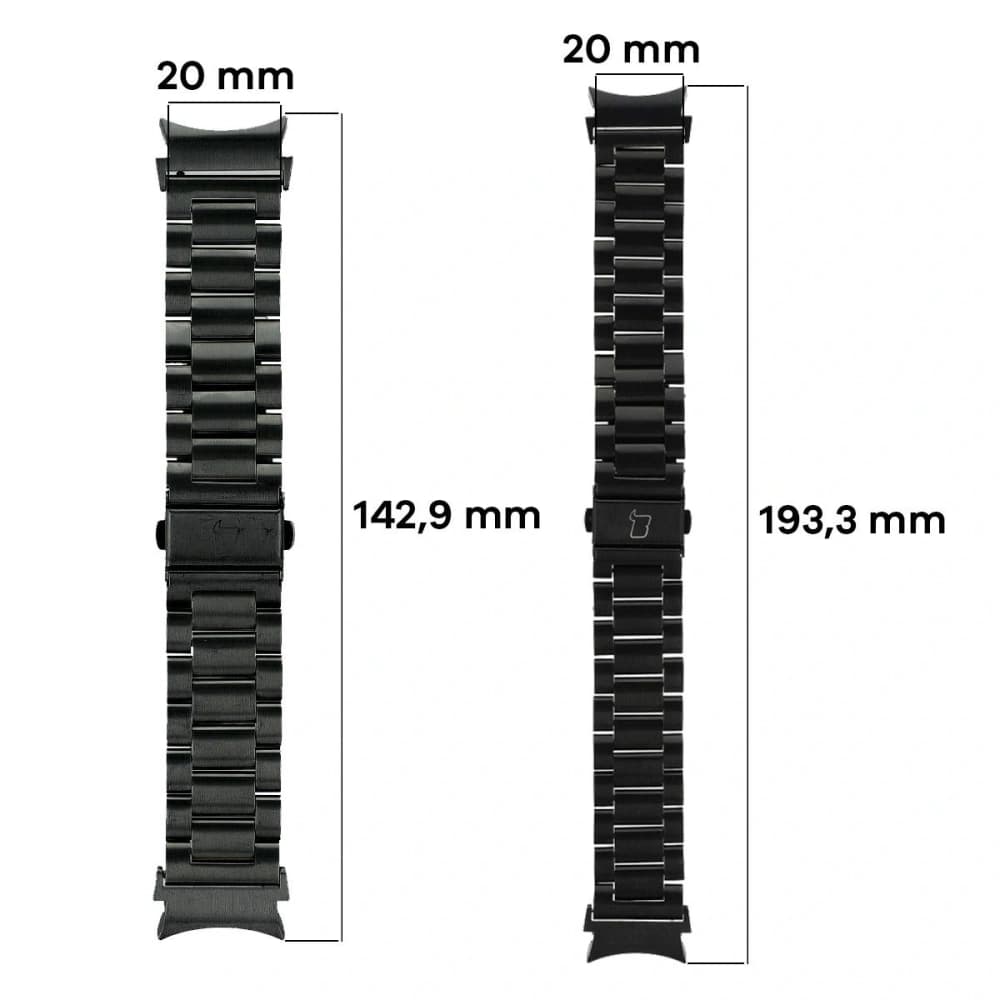 Bizon Strap Watch Aura Samsung Galaxy Watch FE/7/6/6 Classic/5/5 Pro/4/4 Classic black - 3