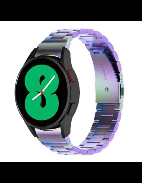 Bizon Strap Watch Aura Samsung Galaxy Watch FE/7/6/6 Classic/5/5 Pro/4/4 Classic Regenbogen