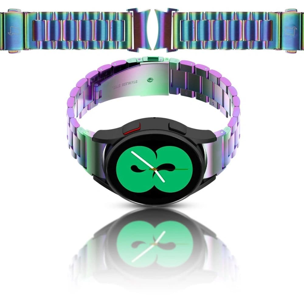 Bizon Strap Watch Aura Samsung Galaxy Watch FE/7/6/6 Classic/5/5 Pro/4/4 Classic szivárvány - 2