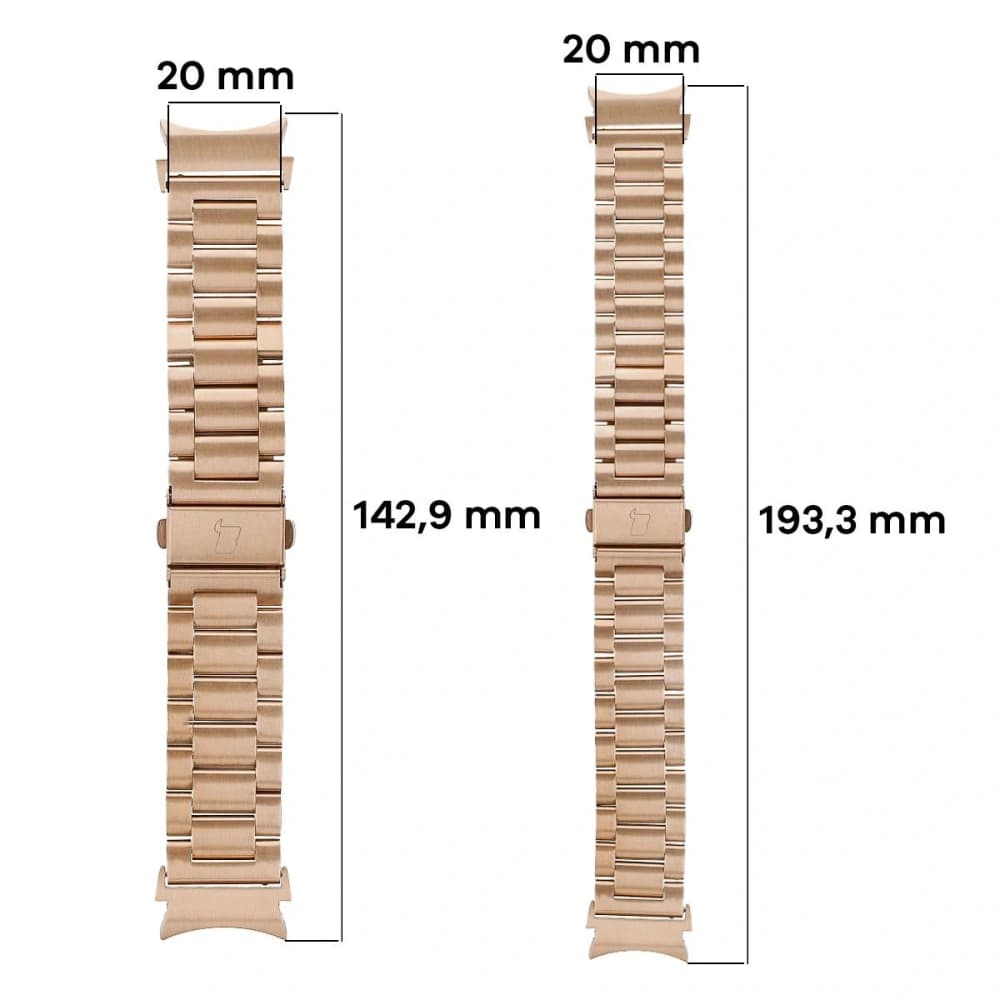 Bizon Strap Watch Aura Samsung Galaxy Watch FE/7/6/6 Classic/5/5 Pro/4/4 Classic roségold - 2