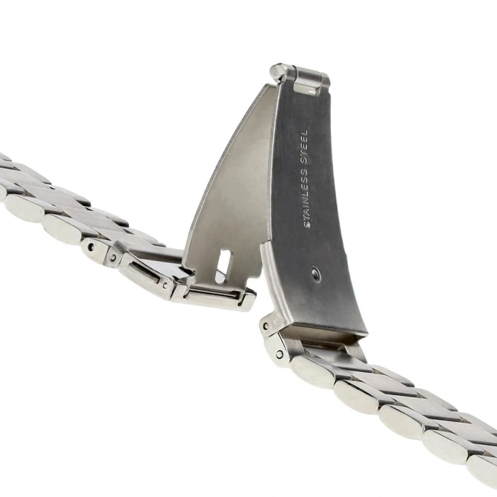 Bizon Strap Watch Aura Samsung Galaxy Watch FE/7/6/6 Classic/5/5 Pro/4/4 Classic silver - 3