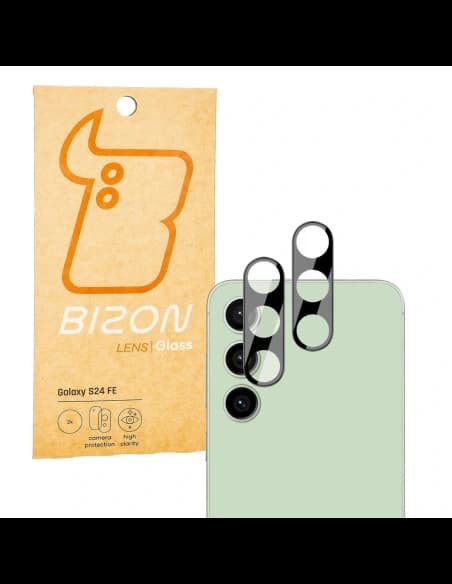 Bizon Glass Lens Samsung Galaxy S24 FE [2 PACK]