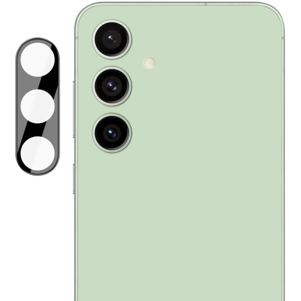 Sklo na fotoaparát Bizon Glass Lens pro Samsung Galaxy S24 FE [2 PACK] - 3