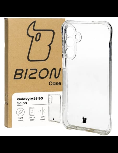 Bizon Case Salpa Samsung Galaxy M35 5G transparent
