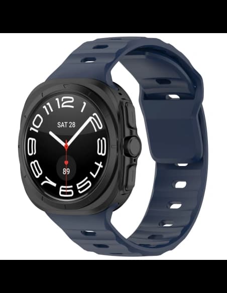 Bizon Strap Watch Silicone Samsung Galaxy Watch Ultra 47 mm sötétkék