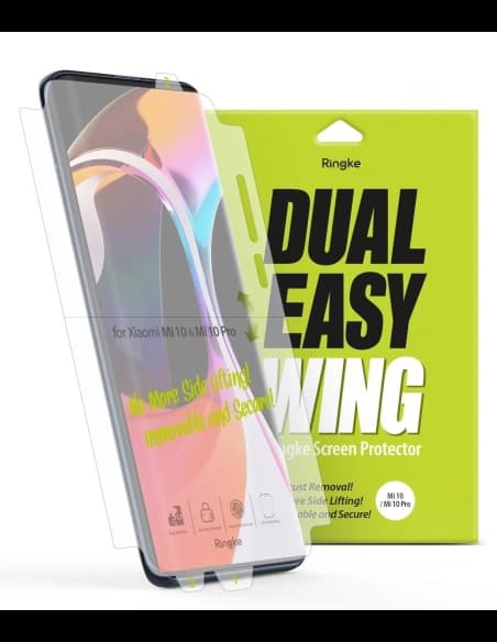 Fólie hydrogelová Ringke Dual Easy Wing Full Cover Xiaomi Mi 10/Pro [2 PACK]
