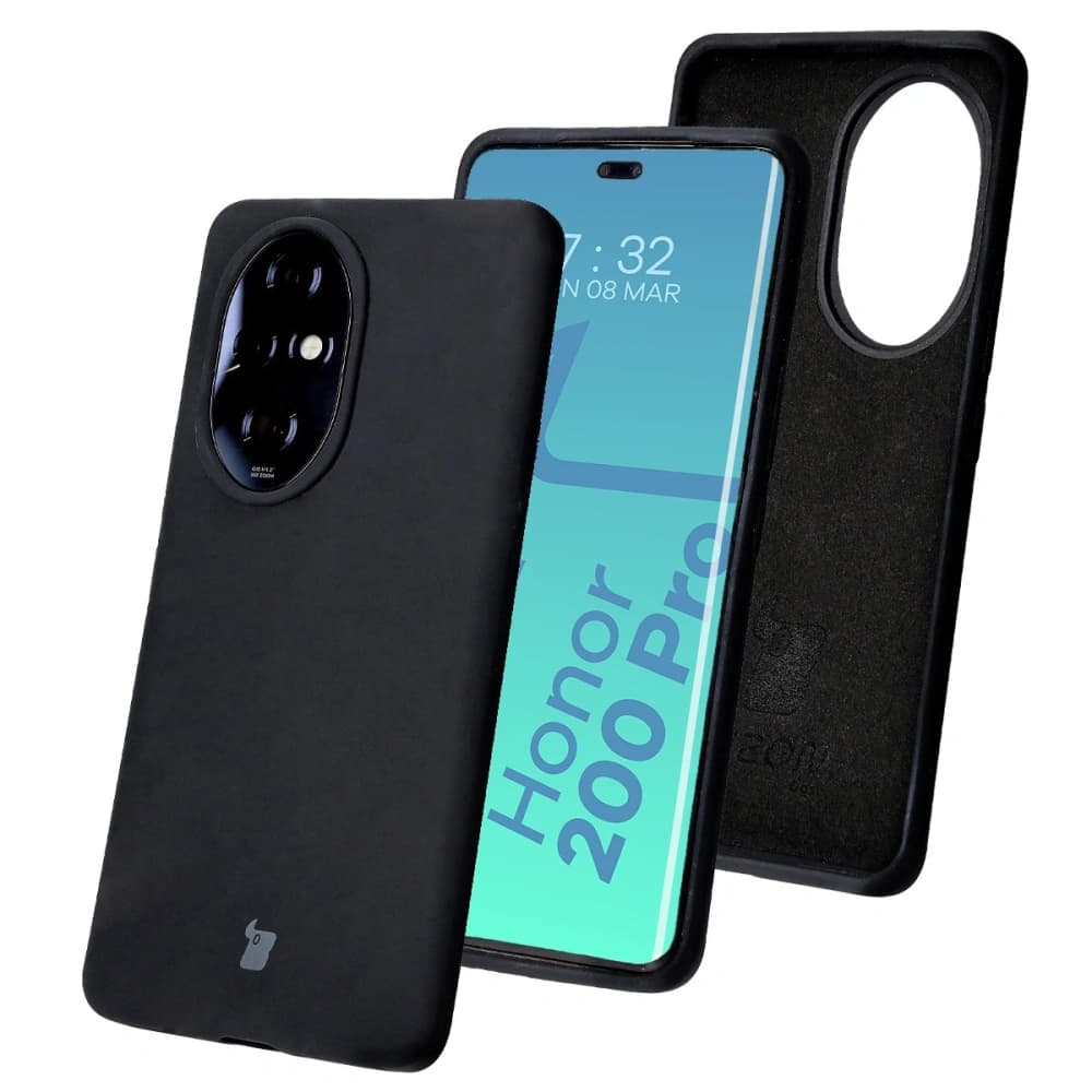Bizon Soft Case Honor 200 Pro black - 1