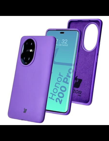Bizon Soft Case Honor 200 Pro lila