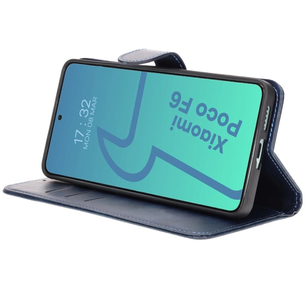 Bizon tok zseb Xiaomi Poco F6 tengerészkék - 5