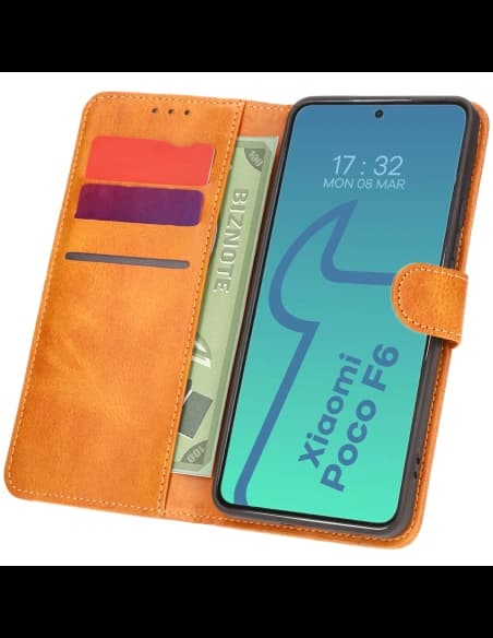 Bizon Case Pocket Xiaomi Poco F6 braun