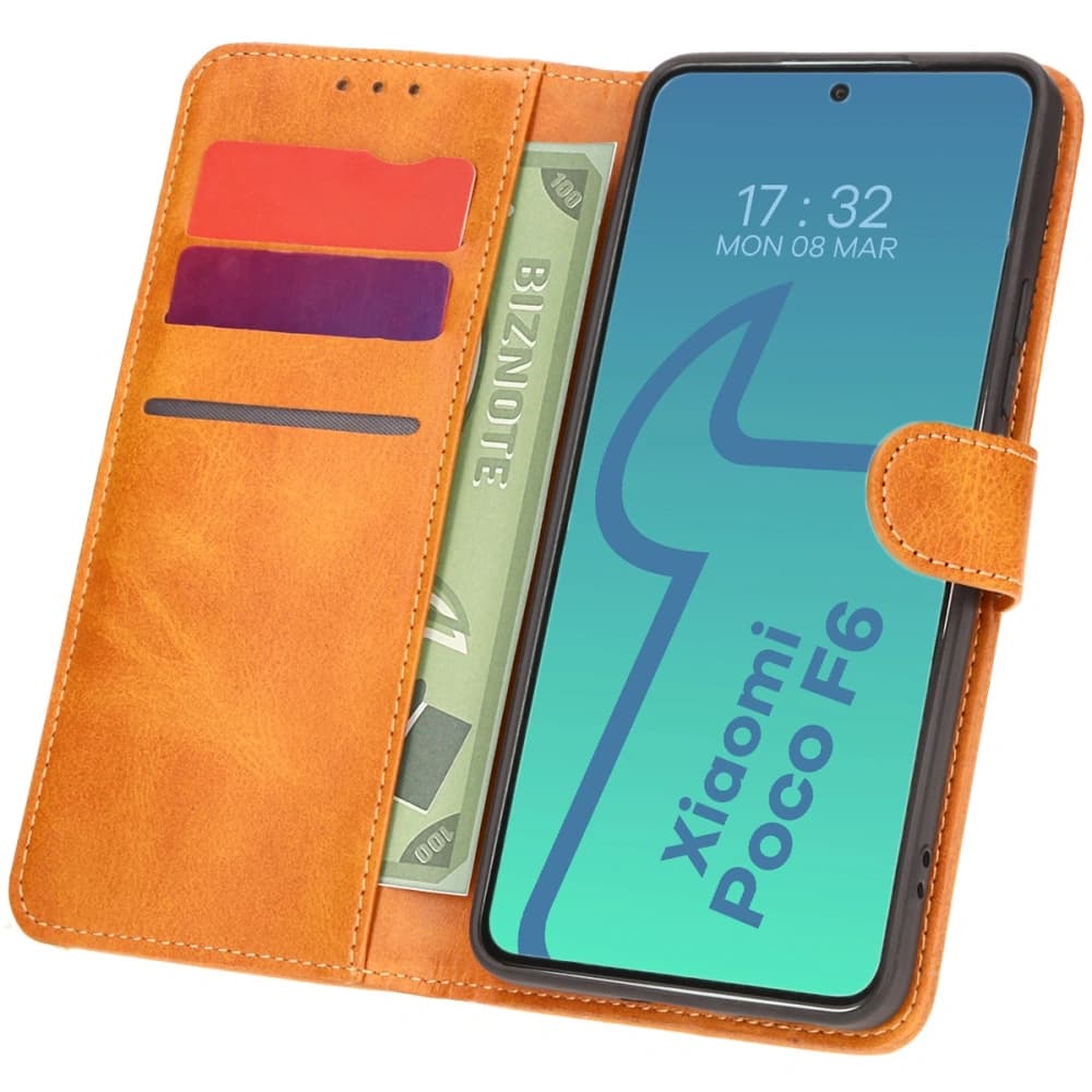 Bizon Case Pocket Xiaomi Poco F6 braun