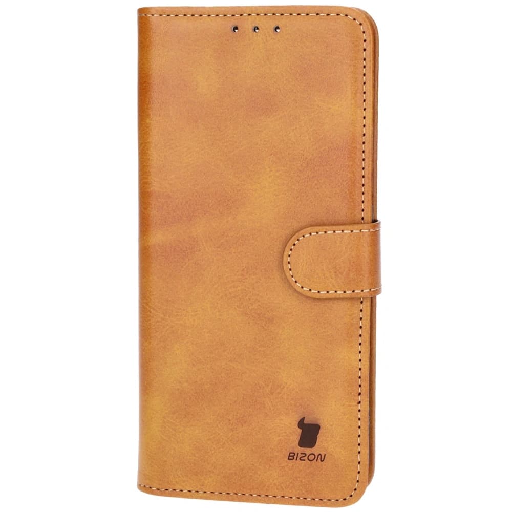Etui z klapką Bizon Case Pocket do Xiaomi Poco F6 Pro hnědé - 3