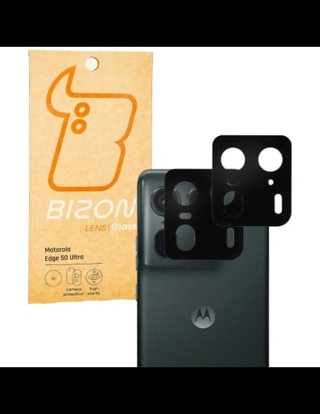 Bizon Glaslinse Motorola Edge 50 Ultra [2 PACK]