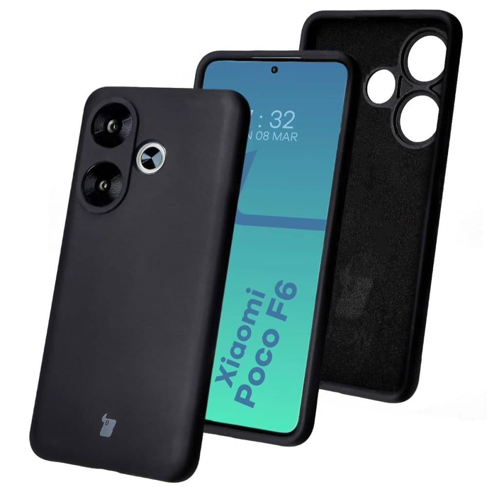 Bizon Soft Case Xiaomi Poco F6 schwarz