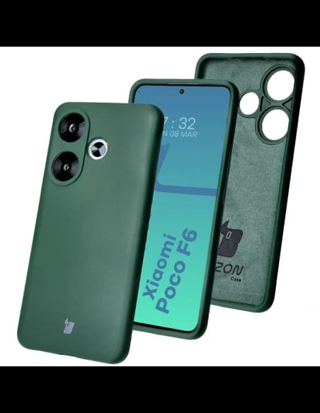 Bizon Soft Case Xiaomi Poco F6 dunkelgrün