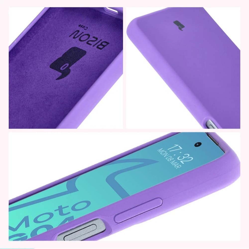 Bizon Soft Case Motorola Moto G04 lila - 11