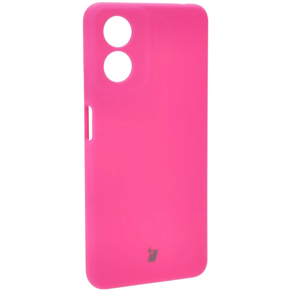 Silikonové pouzdro Bizon Soft Case pro Motorola Moto G04 neonově růžové - 4