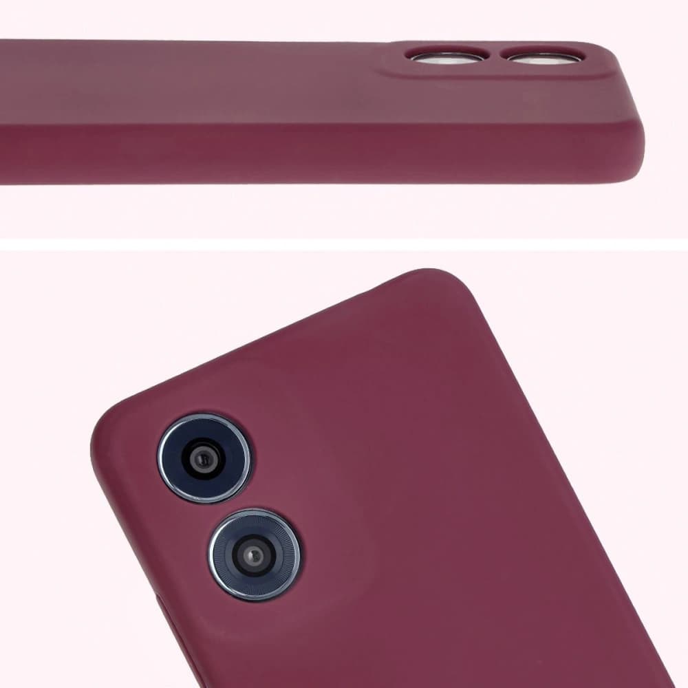 Silikonové pouzdro Bizon Soft Case pro Motorola Moto G04 tmavě fialové - 8