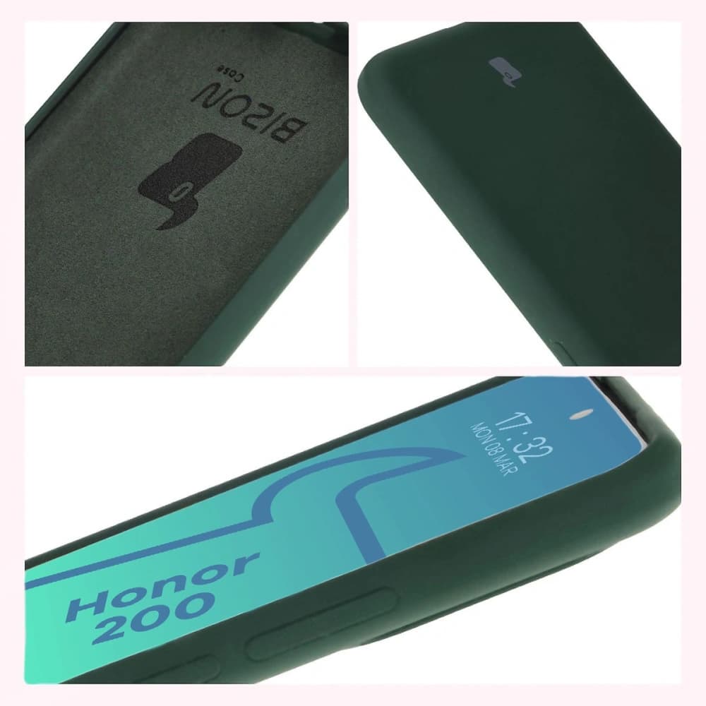 Bizon Soft Case Honor 200 dark green - 11