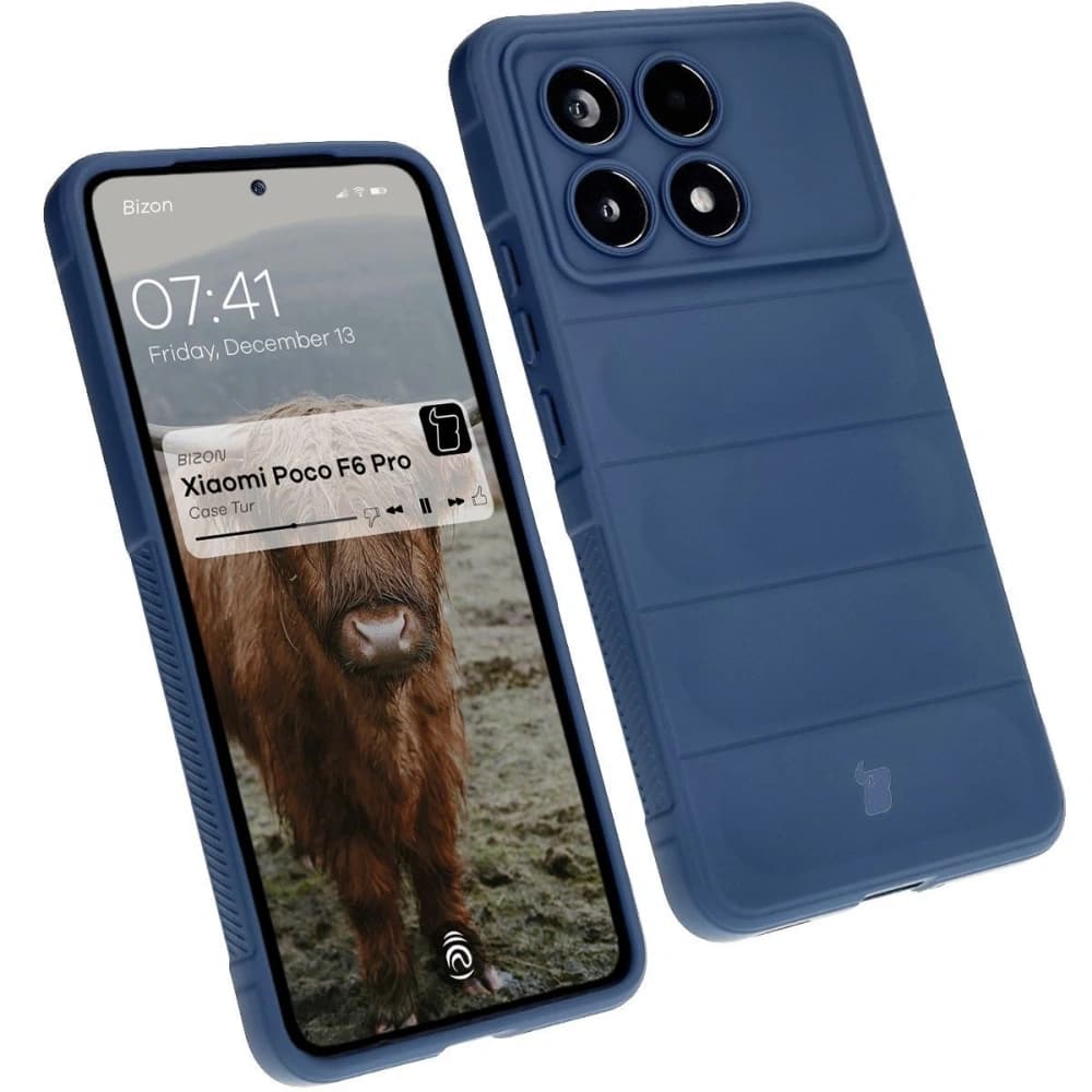 Pancerne etui Bizon Case Tur do Xiaomi Poco F6 Pro granátové