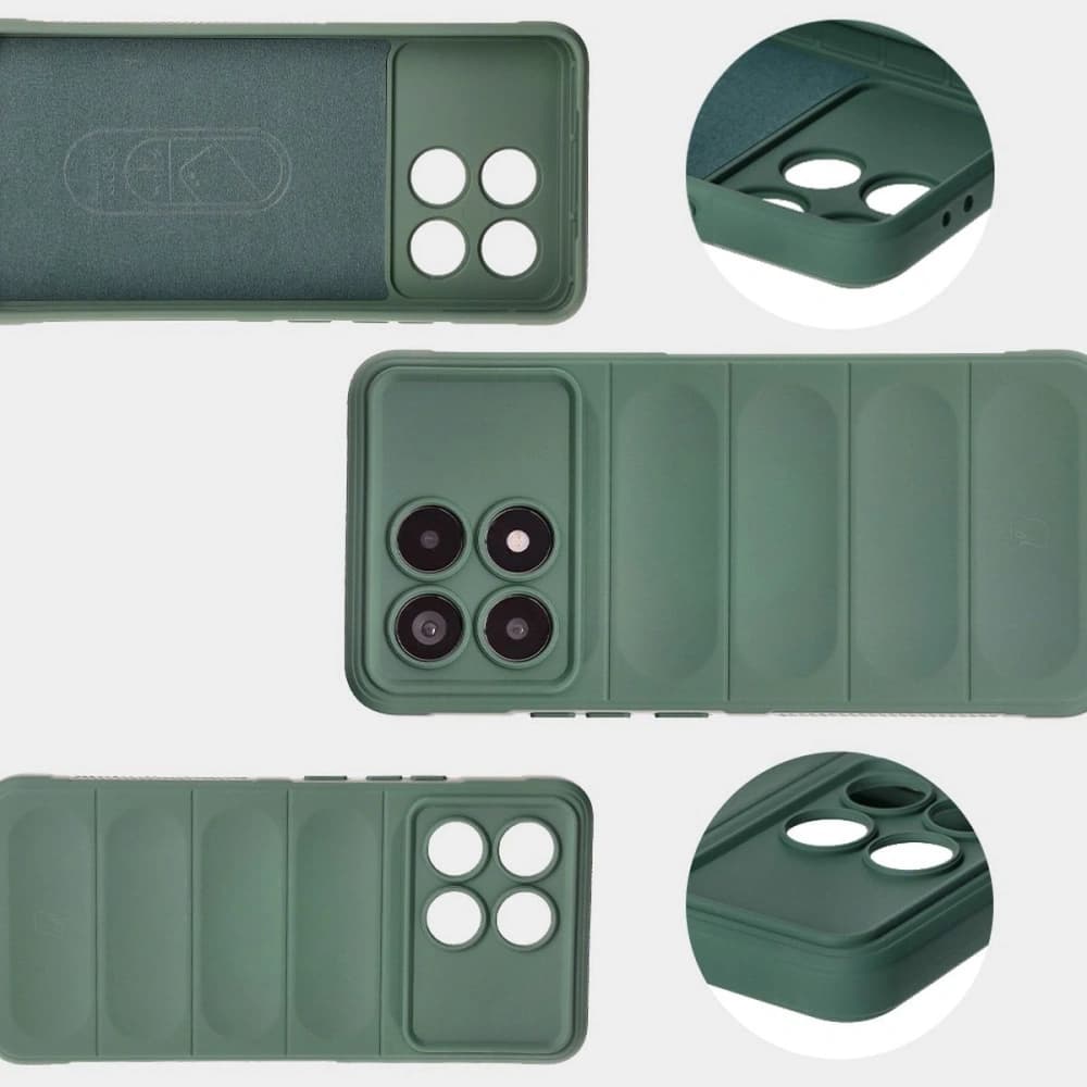 Pancerne etui Bizon Case Tur do Xiaomi Poco F6 Pro tmavě zelené - 9