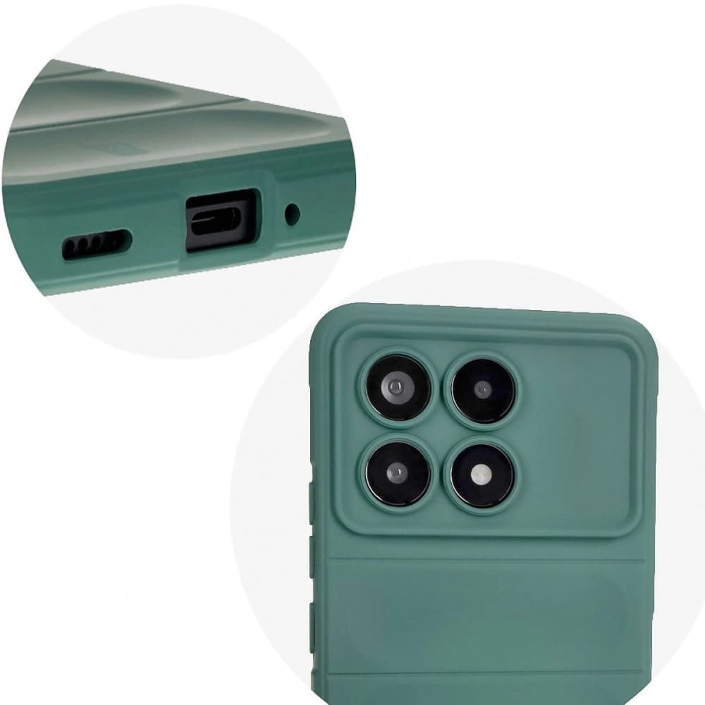 Pancerne etui Bizon Case Tur do Xiaomi Poco F6 Pro tmavě zelené - 11