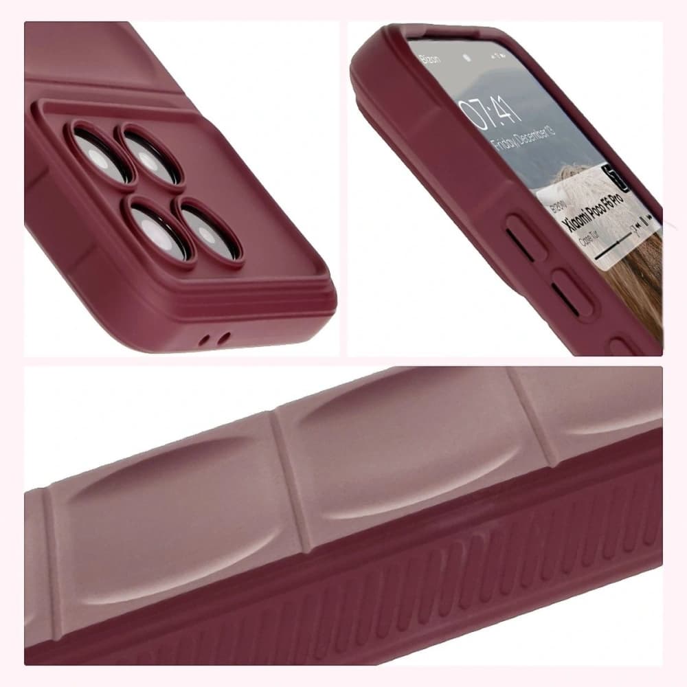 Pancéřové pouzdro Bizon Case Tur do Xiaomi Poco F6 Pro tmavě fialové - 10