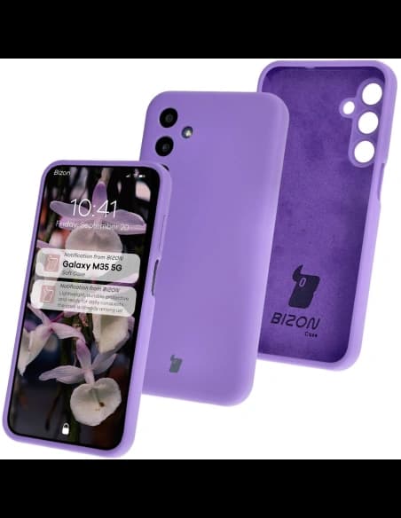 Bizon Soft Case Samsung Galaxy M35 5G violet