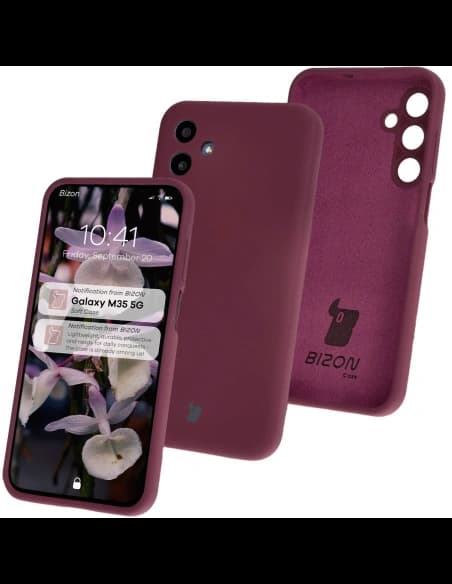Bizon Soft Case Samsung Galaxy M35 5G mov închis