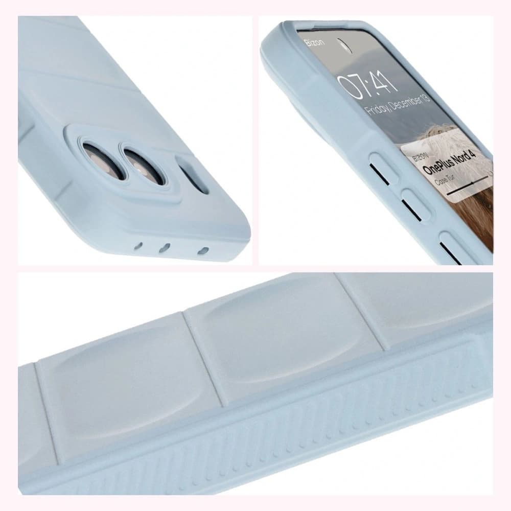 Bizon Caz Tur OnePlus Nord 4 albastru deschis - 10