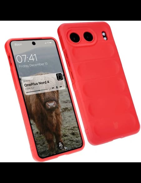 Bizon Case Tur OnePlus Nord 4 rot