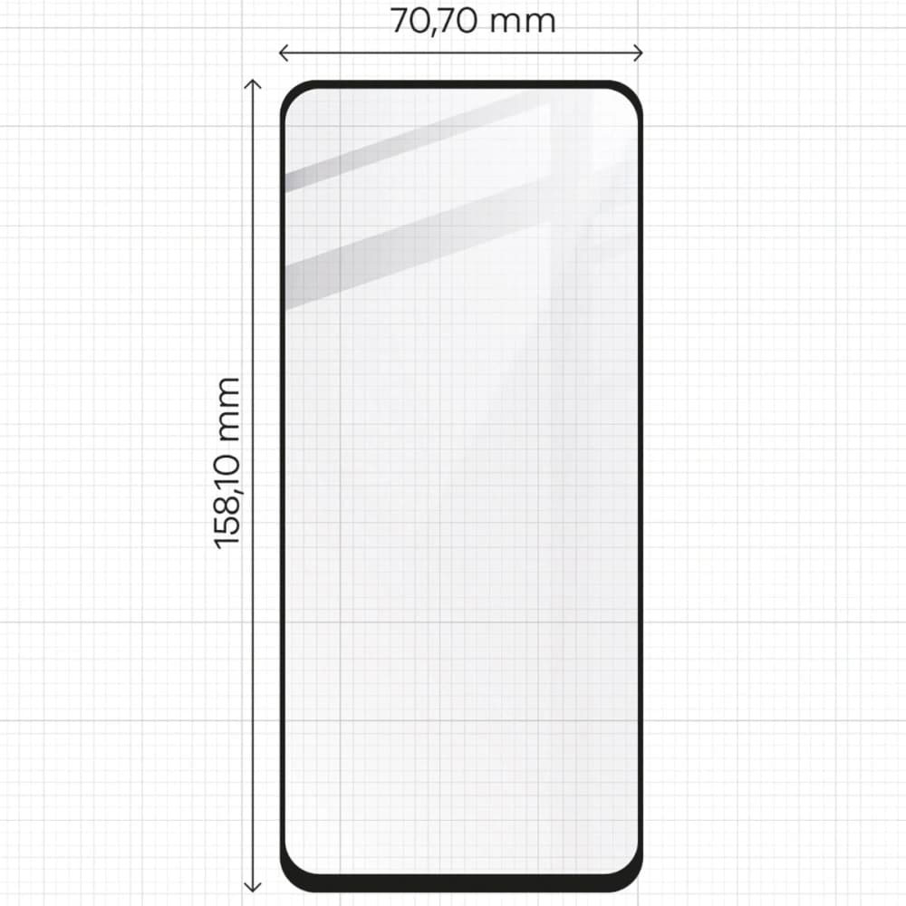 Bizon Edge 2x edzett üveg képernyő kerettel + kameraüveg Motorola Moto G04/G24 - 3