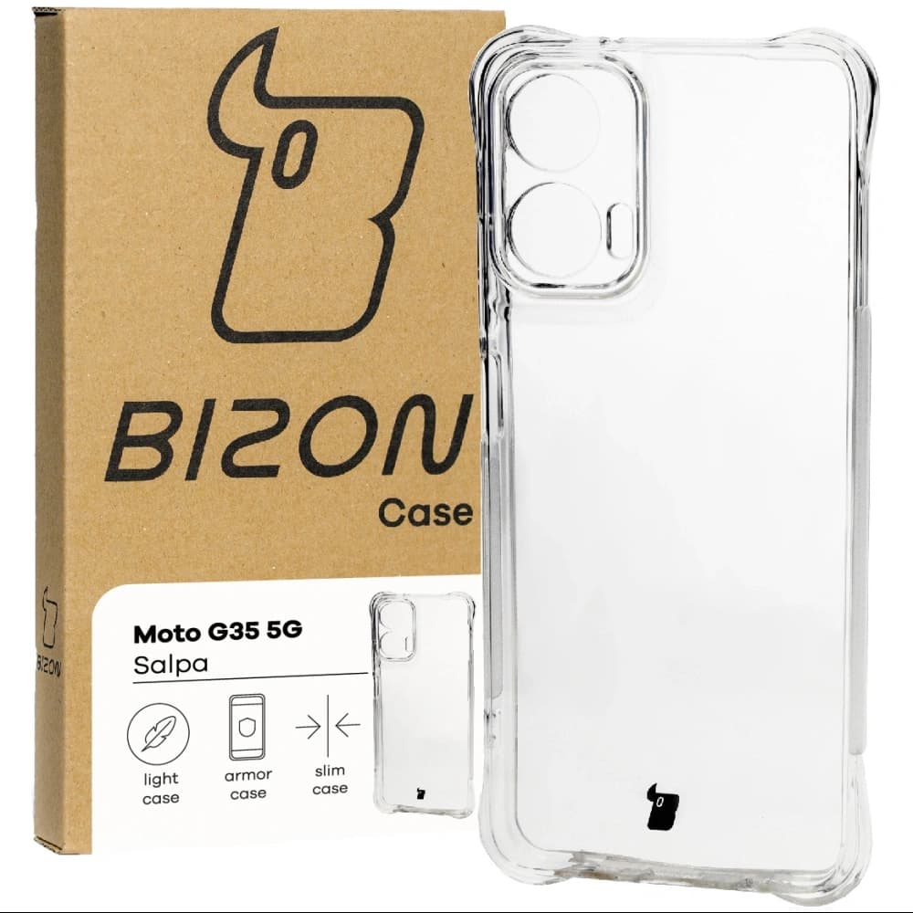 Caz Bizon Salpa Motorola Moto G35 5G transparent