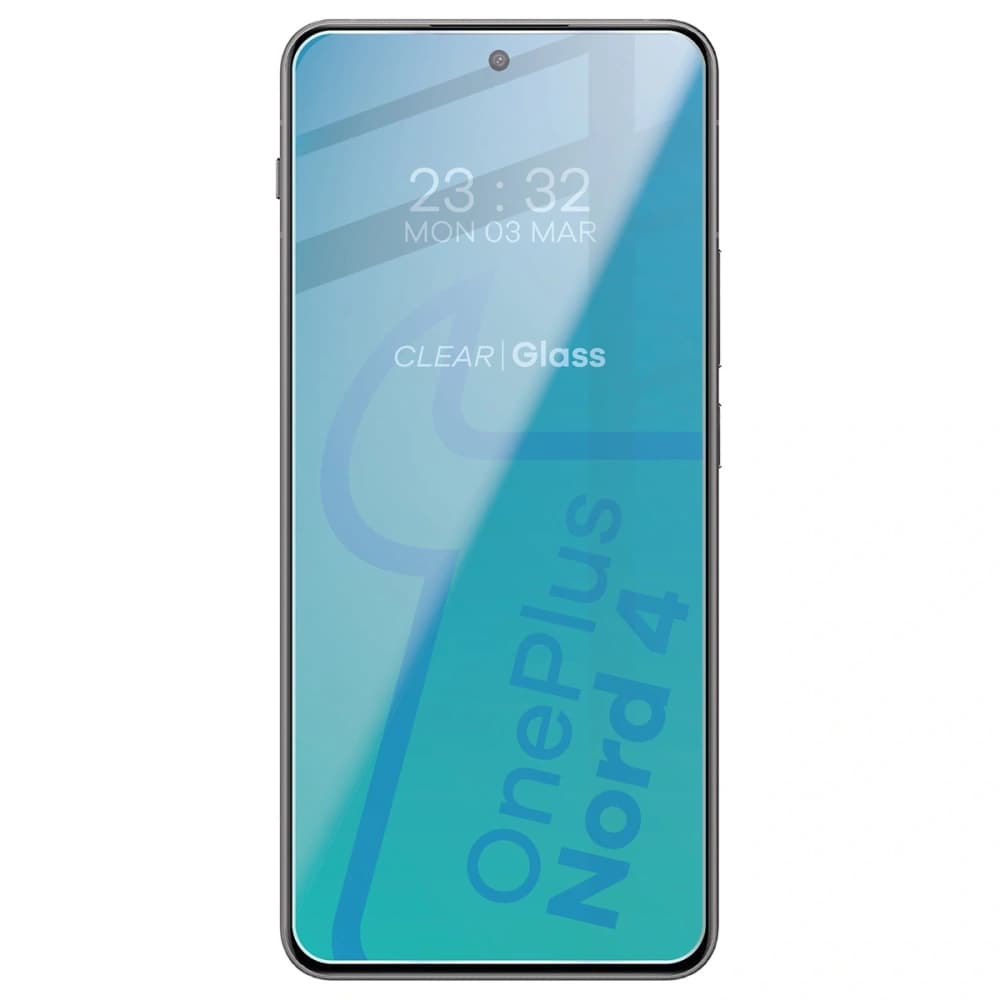Bizon Case Clear Pack Hülle + 2x Bildschirmglas OnePlus Nord 4 klar - 8
