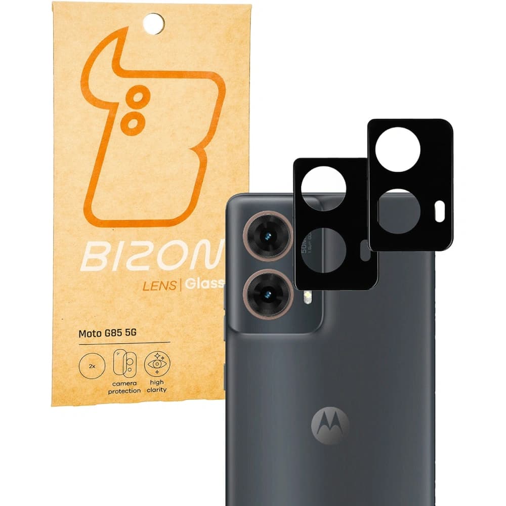 Bizon Glaslinse Motorola Moto G85 5G [2 PACK] - 1