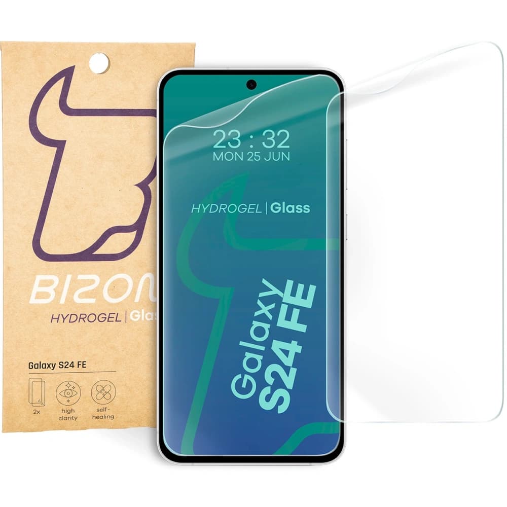 Bizon Glass Hydrogel Elülső Samsung Galaxy S24 FE [2 Csomag] - 1