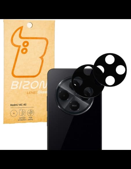 Bizon Glaslinse Xiaomi Redmi 14C 4G / POCO C75 [2 PACK]