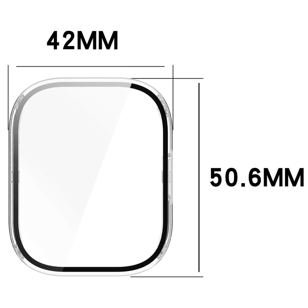 Etui din sticlă pentru ceas Bizon Case+Glass Watch pentru Xiaomi Redmi Watch 5 Lite transparent - 2