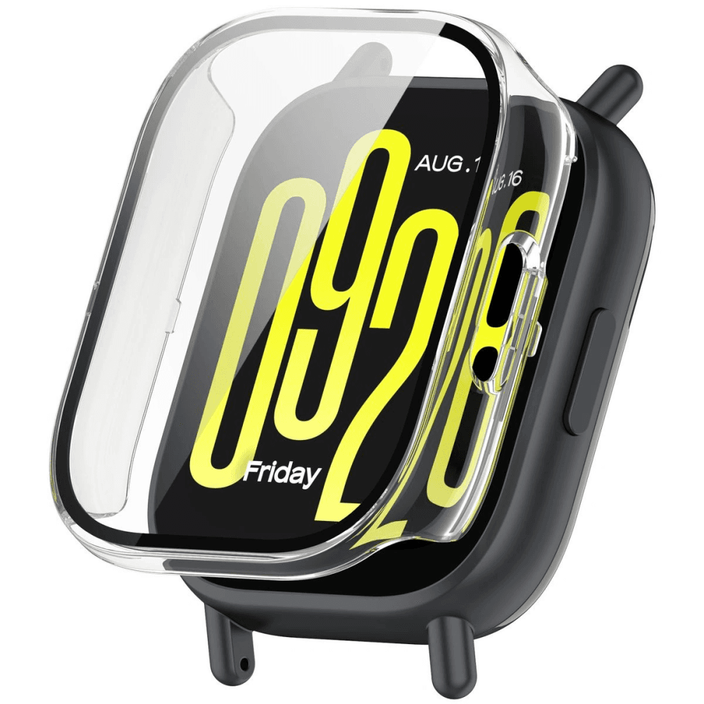 Etui din sticlă pentru ceas Bizon Case+Glass Watch pentru Xiaomi Redmi Watch 5 Lite transparent - 4