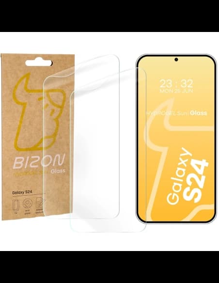 Bizon Glass Hydrogel Nap Samsung Galaxy S24 [2 CSOMAG]