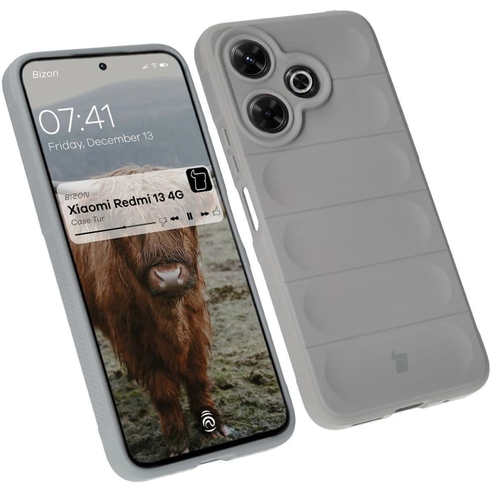 Bizon Case Tur Xiaomi Redmi 13 4G világosszürke