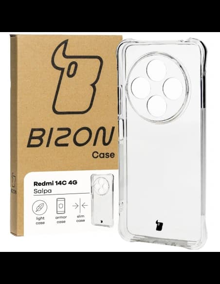 Bizon Case Salpa Xiaomi Redmi 14C 4G / POCO C75 klar